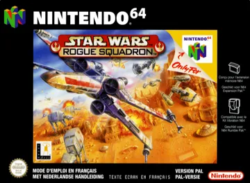 Star Wars - Rogue Squadron (Europe) (En,Fr,De) (Rev 1) box cover front